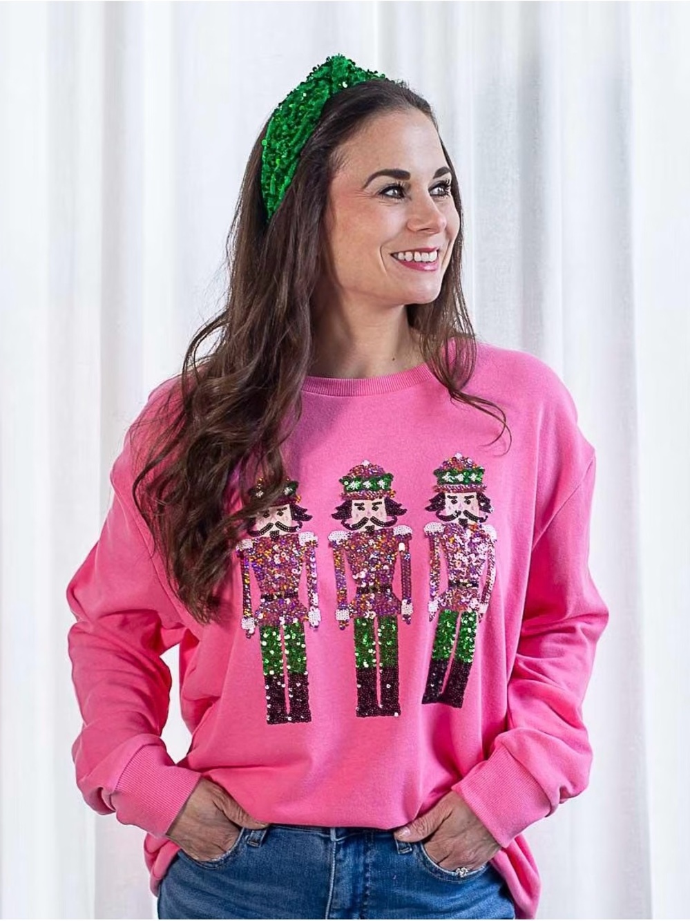 Sequin Nutcracker Sweatshirt